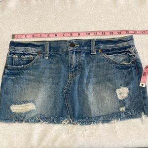 Victoria’s Secret pink Jean mini skirt size 2